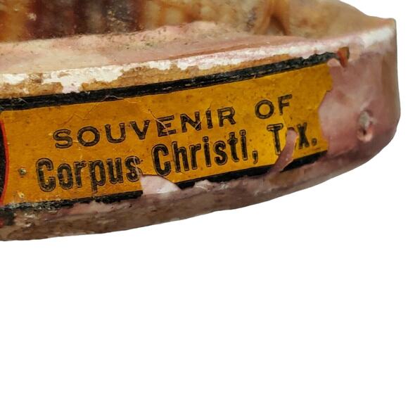 Seashell Salt and Pepper Shakers Vintage Souvenir of Corpus Christi TX - Picture 3 of 7